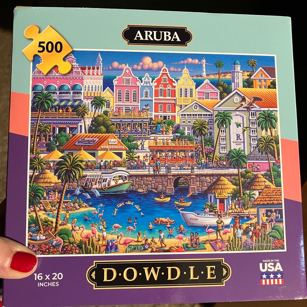 Dowdle brand jigsaw puzzle 🧩. 500 pieces in a sealed bag.